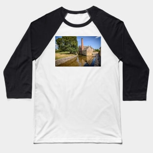 The old mill in Lower Slaughter Baseball T-Shirt